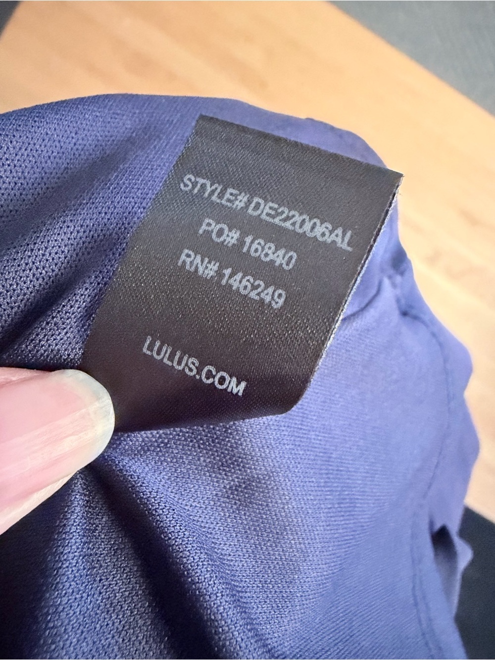 Lulu's Deep Navy V-Neck Maxi Gown - Picture 6 of 9